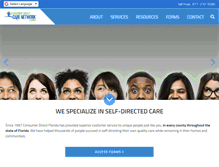 Tablet Screenshot of consumerdirectfl.com